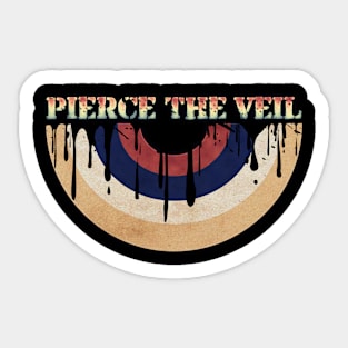 Melted Vinyl - Pierce The Veil Sticker